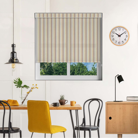 Alec Beige Shimmer Electric No Drill Roller Blinds