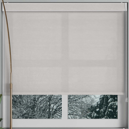 Alia Silver Pelmet Roller Blinds Frame