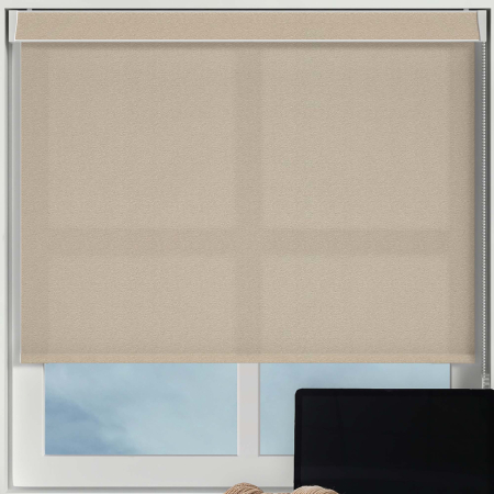 Bess Sand Electric No Drill Roller Blinds Frame