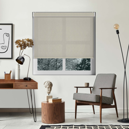 Bess Stone Electric Pelmet Roller Blinds