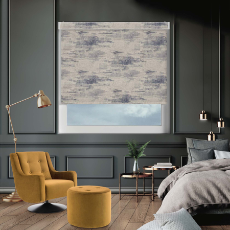 Bliss Stone Grey Electric Pelmet Roller Blinds