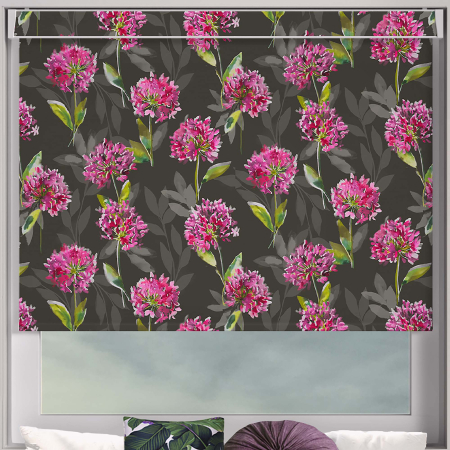 Blossom Black Electric Pelmet Roller Blinds Frame