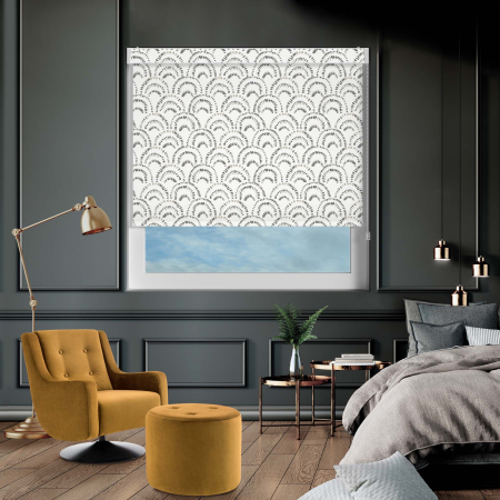 Bow Smoke Electric No Drill Roller Blinds