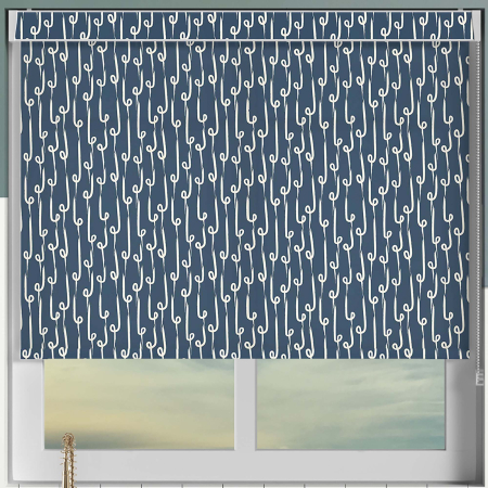 Cali Midnight Electric No Drill Roller Blinds Frame