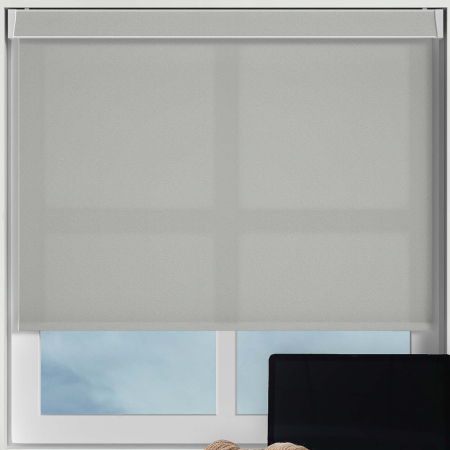 Cameron Graphite Electric Pelmet Roller Blinds Frame