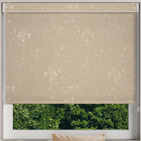 Cape Tulip Champagne No Drill Blinds Frame