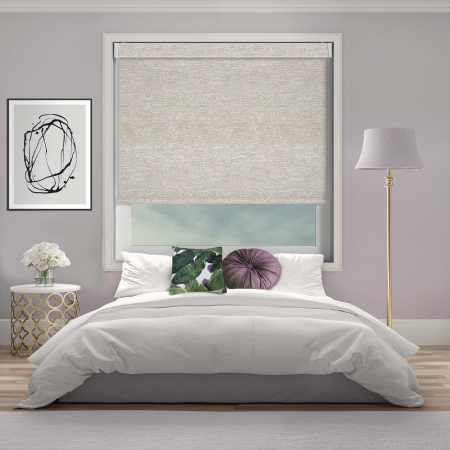 Cody Blush Electric Pelmet Roller Blinds