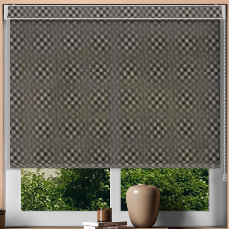 Dark Grey Sun Screen No Drill Blinds Frame