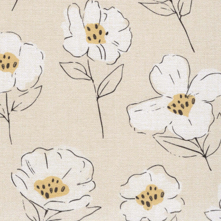 Evergreen Floral Yellow No Drill Blinds Scan