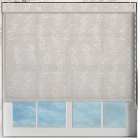 Flora Blush Pelmet Roller Blinds Frame