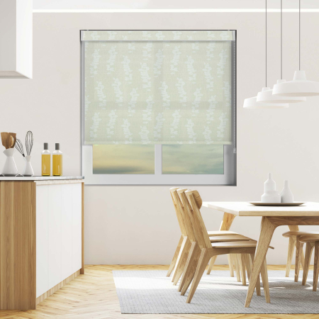 Flora Laurel Pelmet Roller Blinds