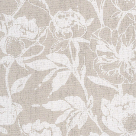 Floral Bark Oatmeal Electric Pelmet Roller Blinds Scan