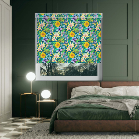 Floret Vivid Electric Pelmet Roller Blinds