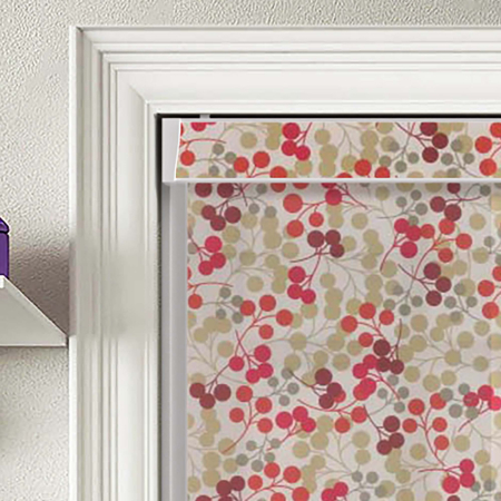 Harvest Scarlet Pelmet Roller Blinds Product Detail