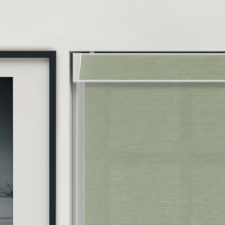 Jaci Sage Pelmet Roller Blinds Product Detail