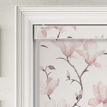 Laurel Blush Electric No Drill Roller Blinds Product Detail