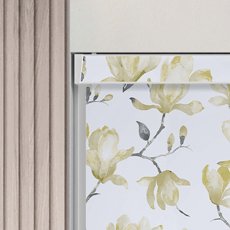 Laurel Lime Electric Pelmet Roller Blinds Product Detail