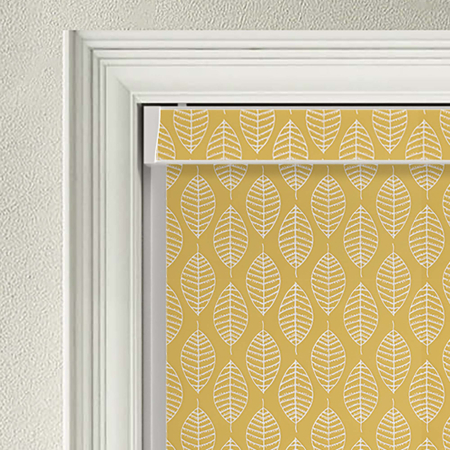 Leaf Yellow No Drill Blinds Product Detail