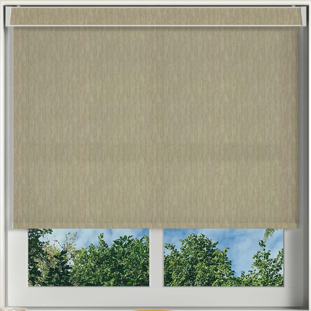 Lumi Champagne Electric Pelmet Roller Blinds Frame