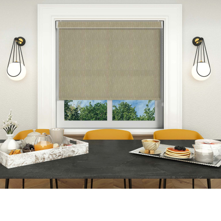 Lumi Champagne Pelmet Roller Blinds