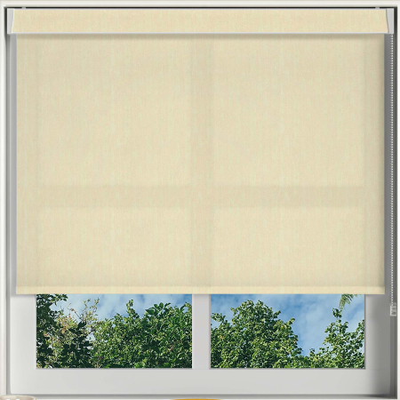 Lumi Cream Electric No Drill Roller Blinds Frame