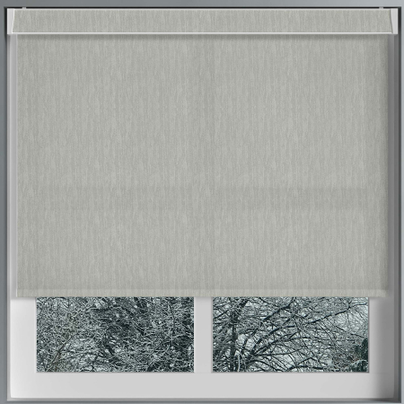 Lumi Silver Electric Pelmet Roller Blinds Frame