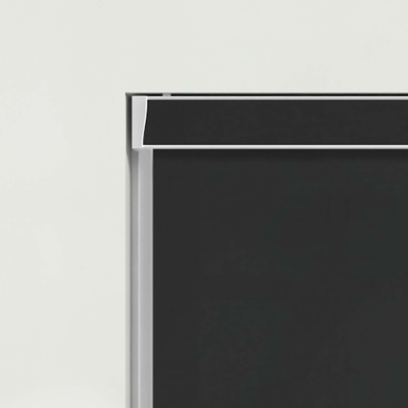 Luxe Black Pelmet Roller Blinds Product Detail