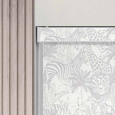 Moru Wildlife Electric No Drill Roller Blinds Product Detail