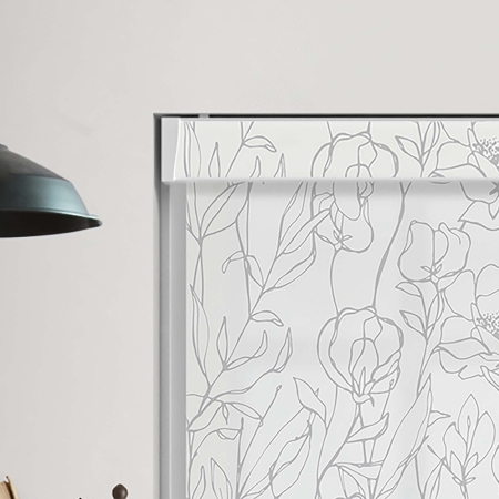 Odora Grey Electric No Drill Roller Blinds Product Detail