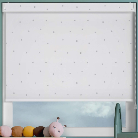 Orbit Silver Electric No Drill Roller Blinds Frame