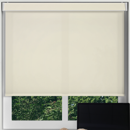 Origin Delicate Cream Electric No Drill Roller Blinds Frame