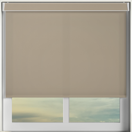 Origin Hessian Electric No Drill Roller Blinds Frame