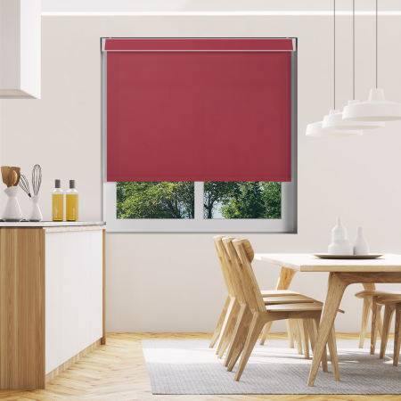 Origin Merlot Electric No Drill Roller Blinds