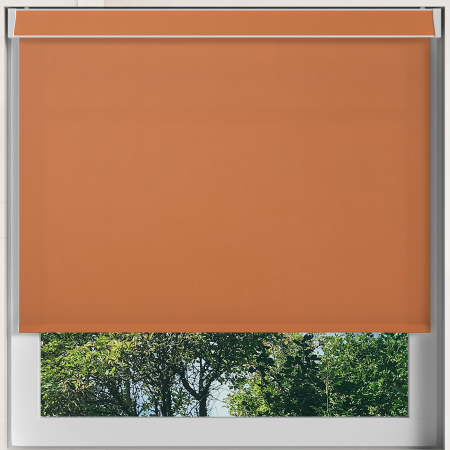 Origin Tango Orange Electric No Drill Roller Blinds Frame