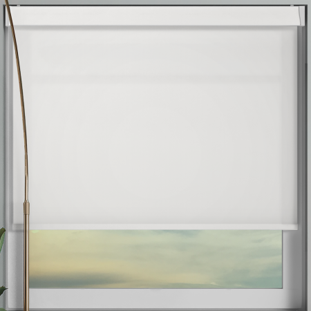 Origin White Electric Pelmet Roller Blinds Frame