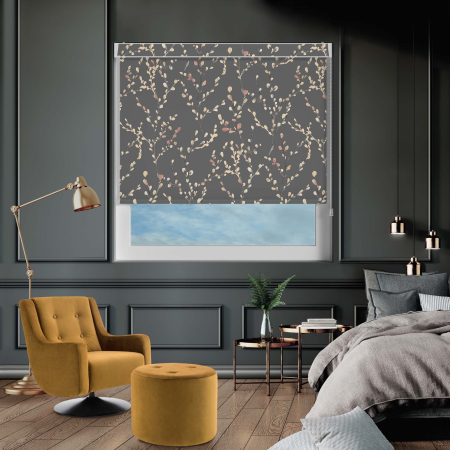 Osier Blush Pelmet Roller Blinds