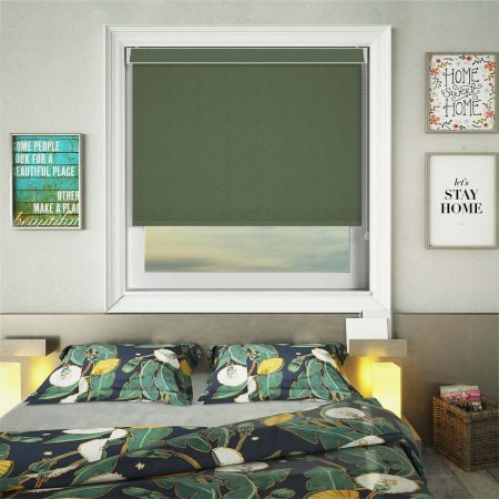 Otto Green Pelmet Roller Blinds