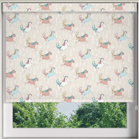 Playful Unicorn Pelmet Roller Blinds Frame