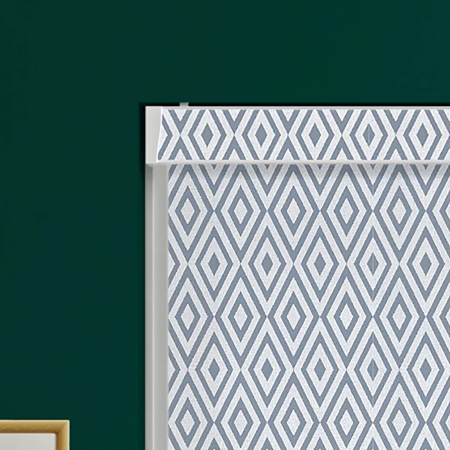 Rhomboid Oxford Pelmet Roller Blinds Product Detail