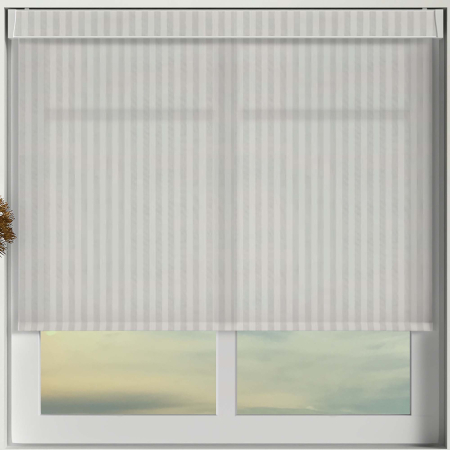 Striation Solar Snowdrop Electric Pelmet Roller Blinds Frame