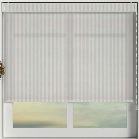 Striation Solar Snowdrop No Drill Blinds Frame