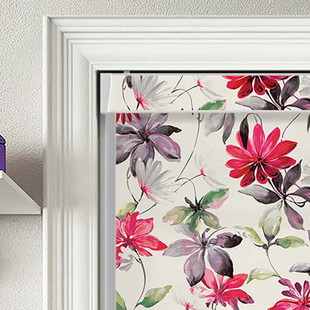 Viola Scarlet Pelmet Roller Blinds Product Detail