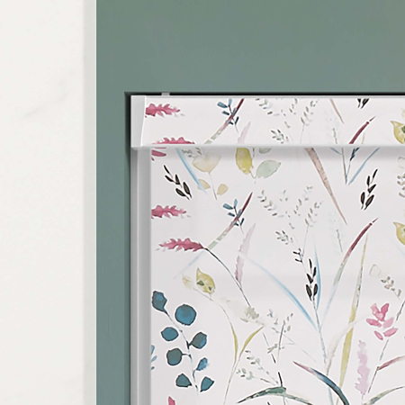 Wildflower Spring Electric Pelmet Roller Blinds Product Detail