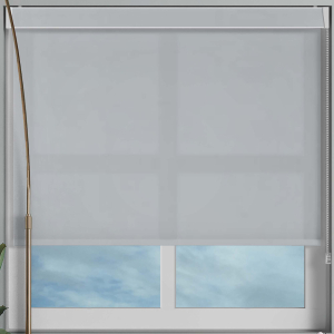 Asteroid Silver Electric No Drill Roller Blinds Frame