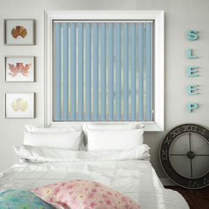 Bedtime Choco Replacement Vertical Blind Slats Open