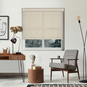 Bess Cream Electric Pelmet Roller Blinds