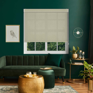 Bess Olive Pelmet Roller Blinds