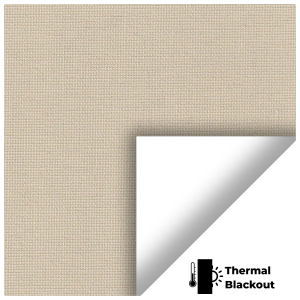 Blackout Thermic Beige No Drill Blinds Scan