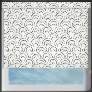 Bow Smoke Pelmet Roller Blinds Frame