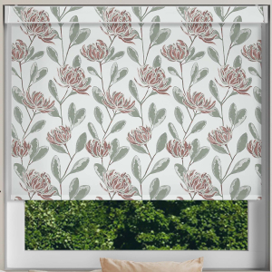 Cottage Blooms Electric Pelmet Roller Blinds Frame